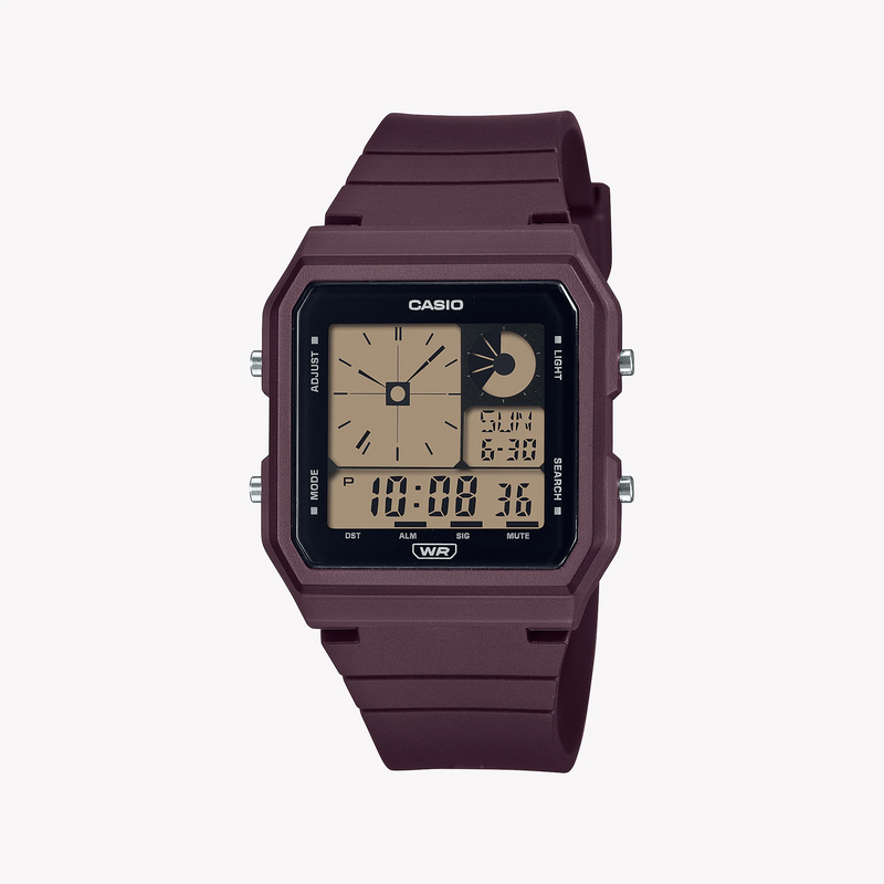 Casio Lf-20w-5adf Adventure-Ready - Robust Brown Resin Watch For Active Lifestyles by i-watch