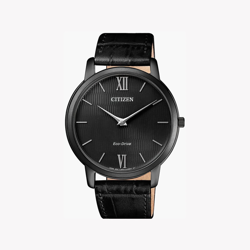 Citizen Ar1135-10e Eco-Drive - Bold Black Style & Functionality Men's Watch by i-watch