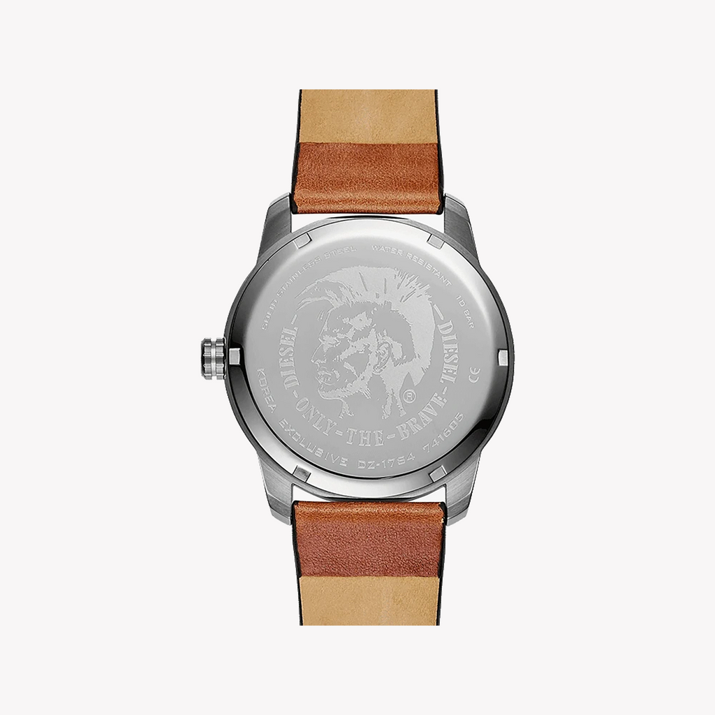 DIESEL DZ1784 BOLD COMMANDER - MEN'S STAINLESS STEEL & LEATHER TIMEPIECE-i-Watch-3