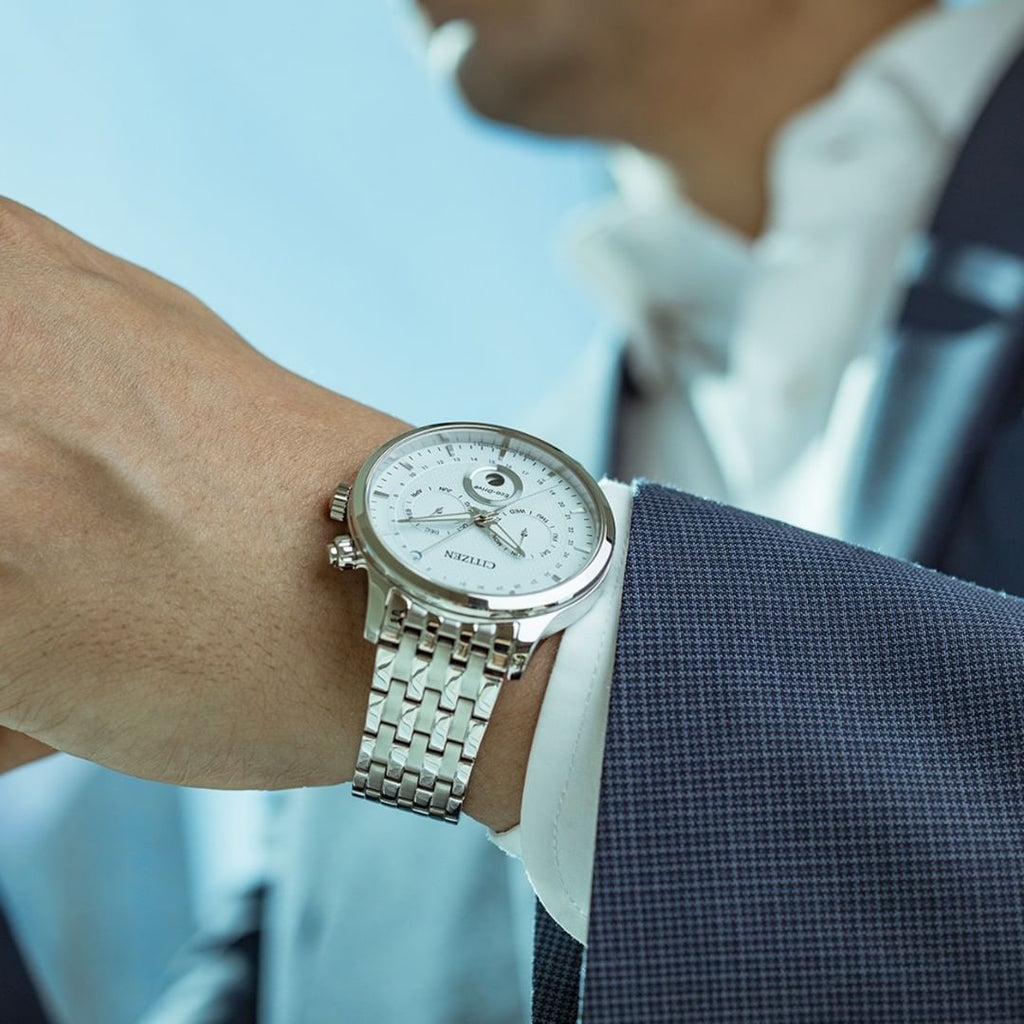 CITIZEN AP1050-56A - ELEGANT ECO-DRIVE TIMEPIECE WITH FULL CALENDAR FUNCTIONALITY-i-Watch-2