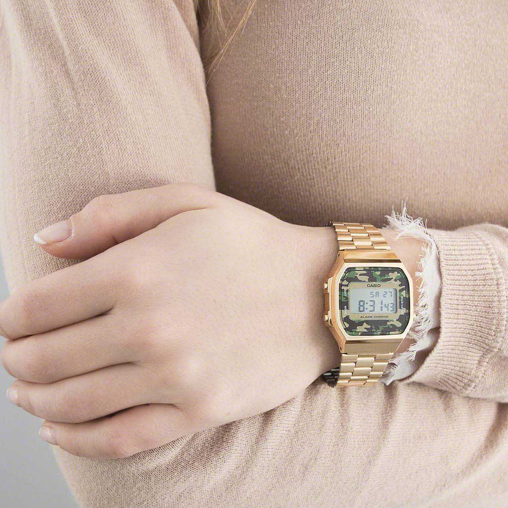 CASIO A168WEGC-3DF ELEGANCE - LUXURY GOLD TONE DIGITAL WATCH FOR ACTIVE LIFESTYLES-i-Watch-5