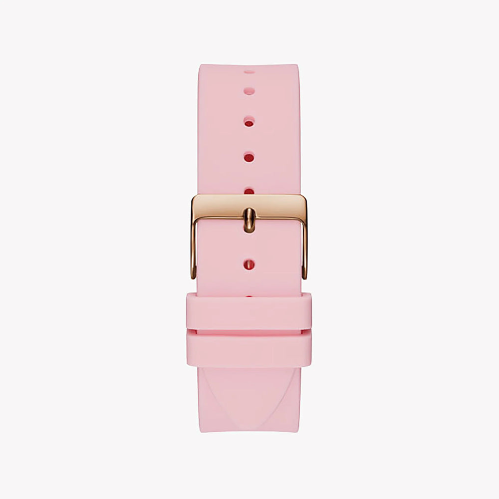 Guess Women's Rose Gold Watch, Pink Silicone | Gw0109l2 by i-watch