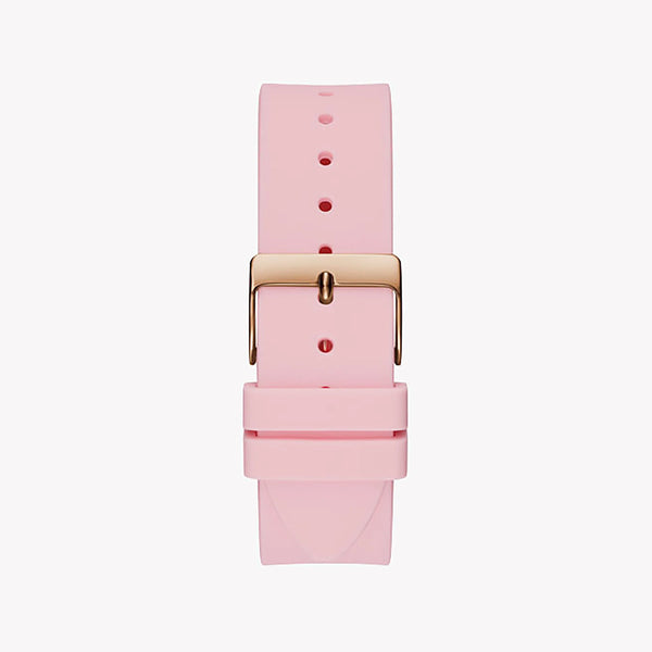 Guess Women's Rose Gold Watch, Pink Silicone | Gw0109l2 by i-watch