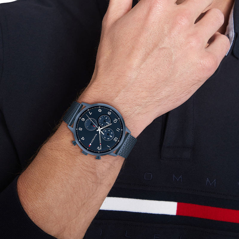 TOMMY HILFIGER 1692192 BOLD BLUE - STATEMENT MEN'S WATCH WITH STAINLESS STEEL STRAP-i-Watch-4