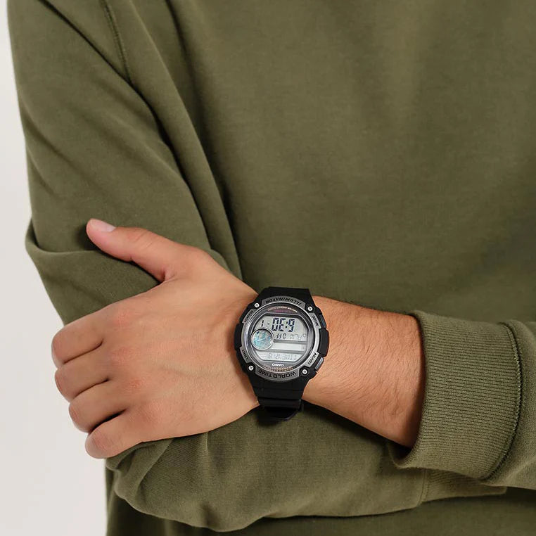 Casio Ae-3000w-1avdf Black CommAnder - Adventure Awaits Men's Watch With Rugged Design, Multiple Time Zones, and Water Resistance. by i-watch