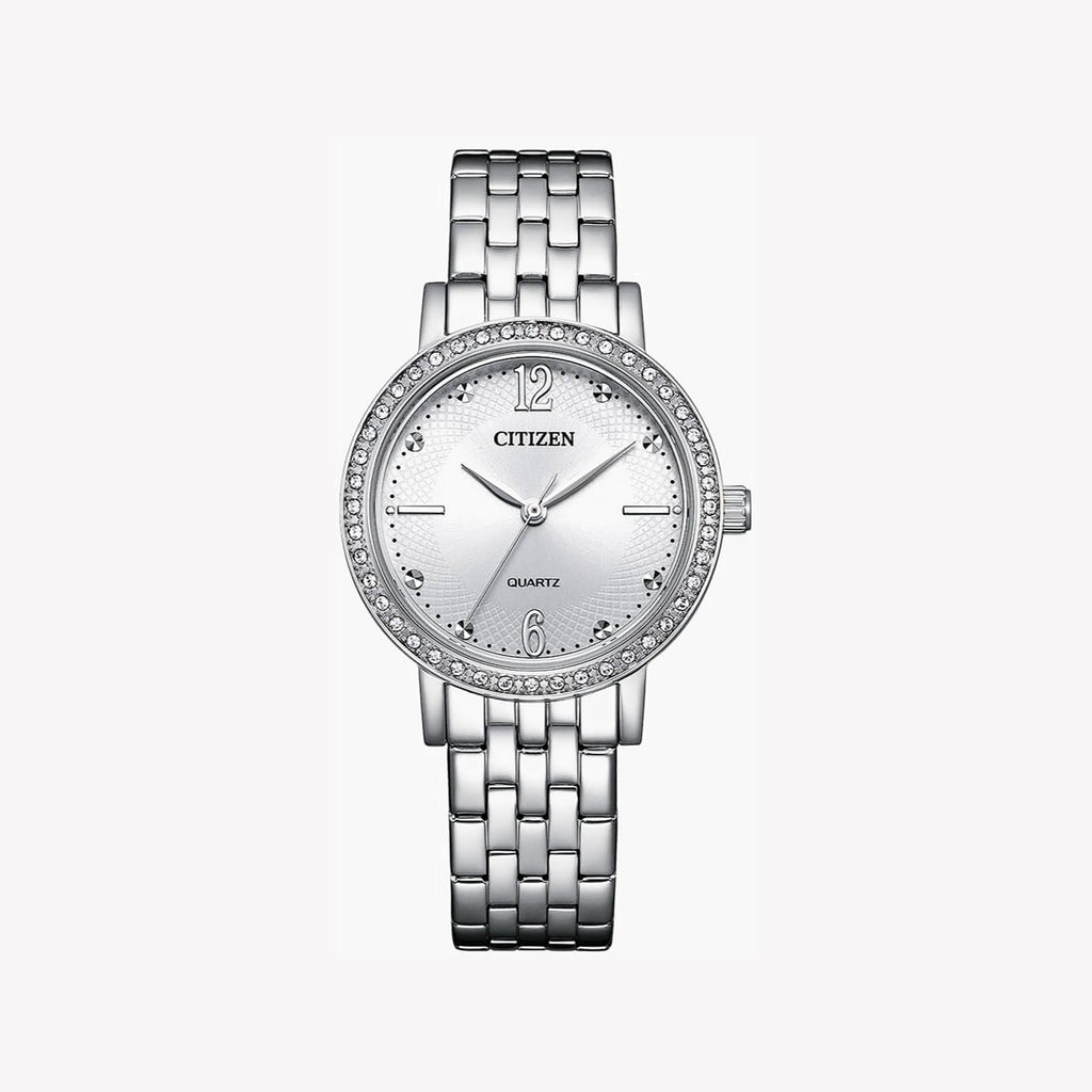 CITIZEN EL3100-55A - MODERN ELEGANCE - SPARKLING SILVER TIMEPIECE FOR WOMEN