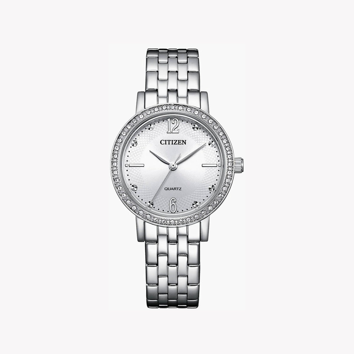 CITIZEN EL3100-55A - MODERN ELEGANCE - SPARKLING SILVER TIMEPIECE FOR WOMEN