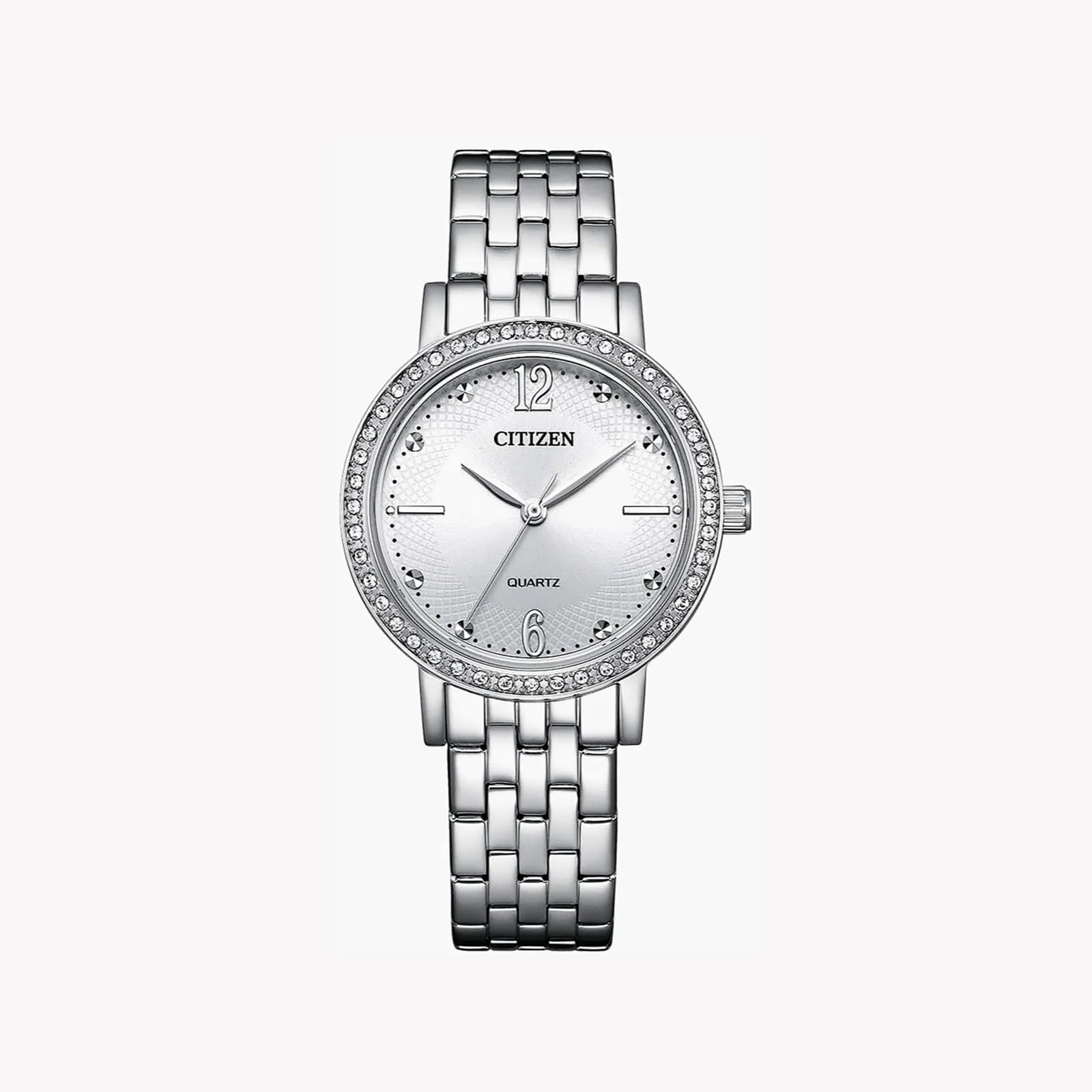 Citizen Women's Silver Stainless Steel Watch, Crystals | El3100-55a by i-watch
