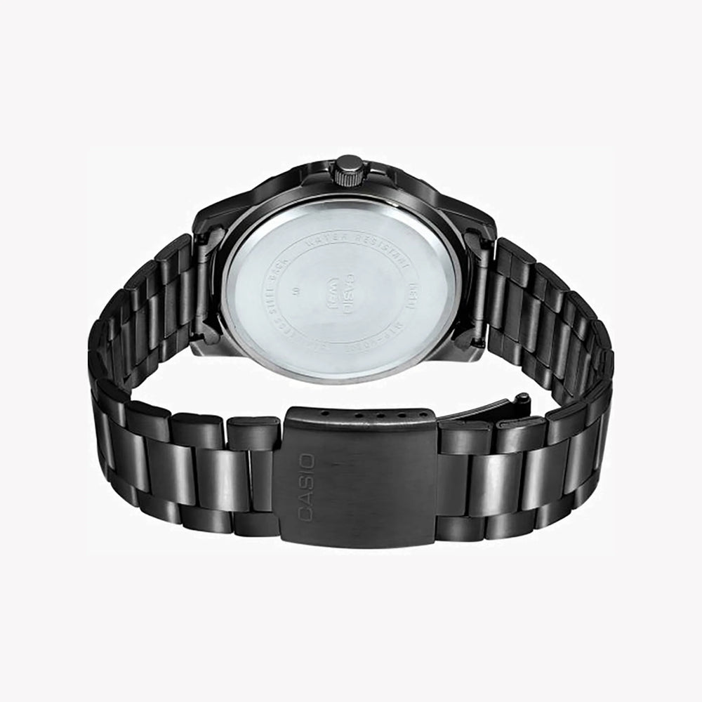 CASIO MTP-VD200B-1B BOLD ADVENTURE - MEN'S BLACK STAINLESS STEEL WATCH, STRIKING DESIGN & WATER RESISTANT-i-Watch-2