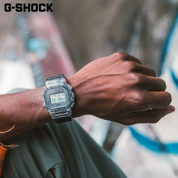 Casio G-Shock Dw-5600sk-1dr - Adventure-Ready Silver Timepiece For Men by i-watch