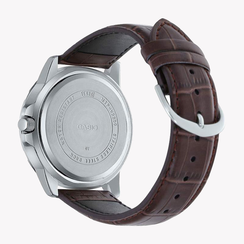 CASIO MTP-VD300L-1E BOLD ADVENTURE - MEN'S SPORTY LEATHER WATCH WITH BLACK DIAL-i-Watch-2