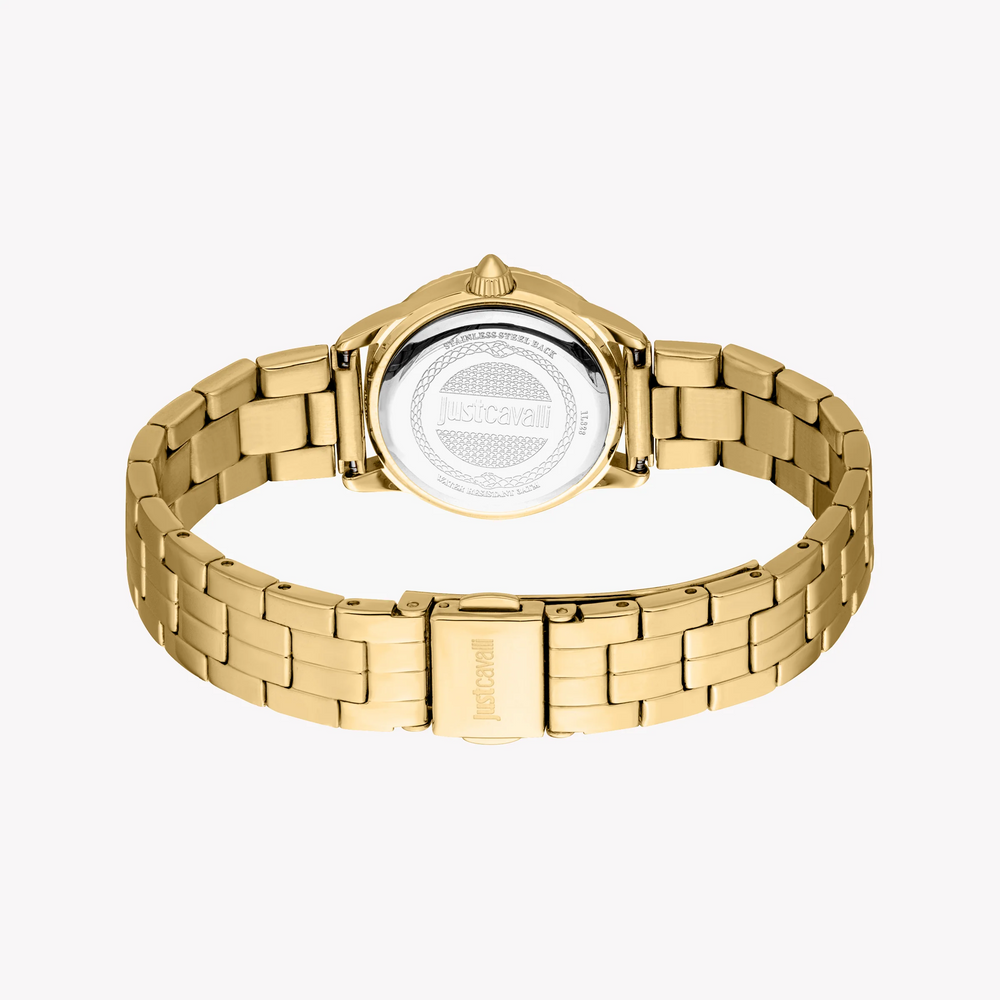 Just Cavalli Women's Gold Alloy Watch, Silver Dial | Jc1l328m0055 by i-watch
