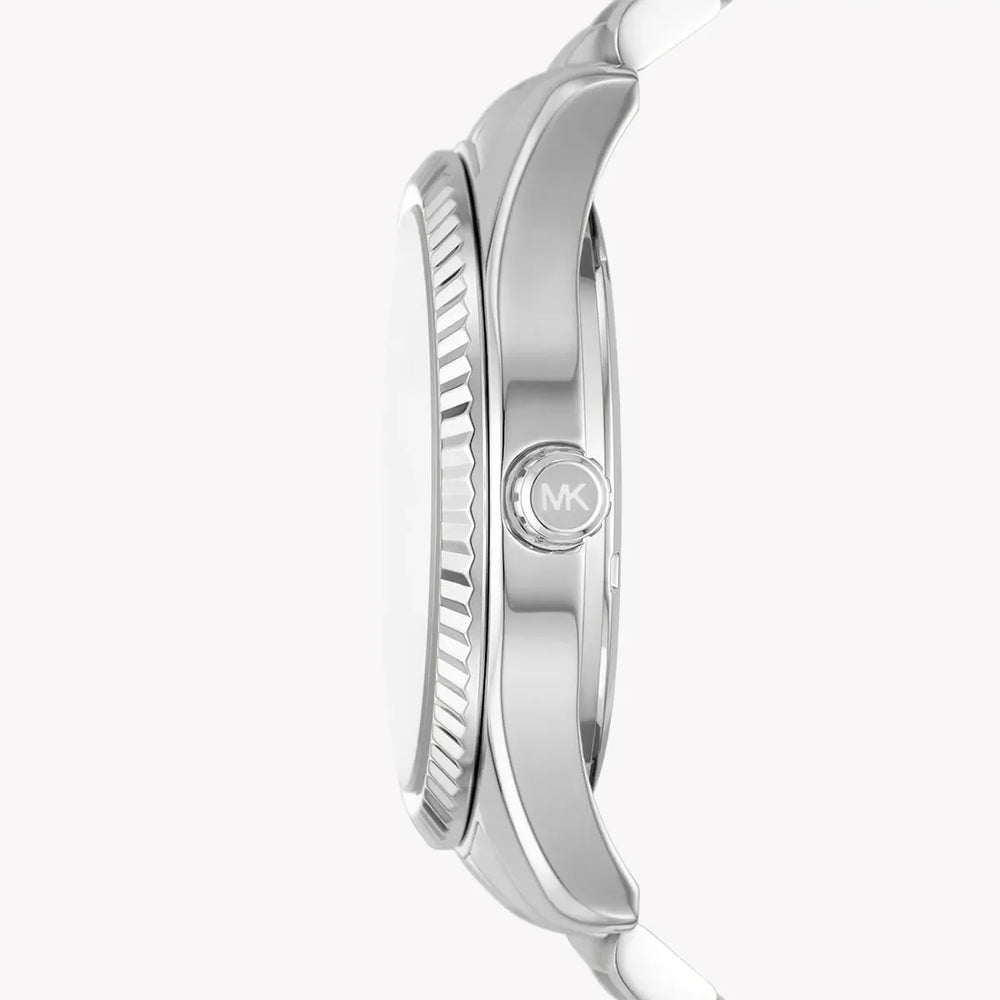 Michael Kors Men's Silver Stainless Steel Watch, Black Dial | Mk8946 by i-watch