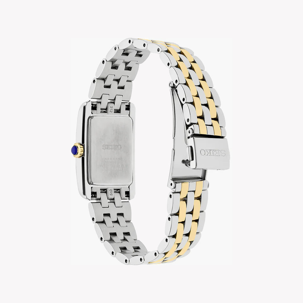SEIKO SWR093P1 Women's Elegant Quartz Watch in Silver/Gold-i-Watch-3