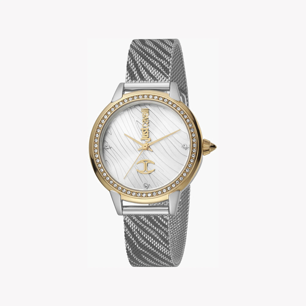 JUST CAVALLI Women's Watch with Silver Stainless Steel Case and Silver Stainless Steel Band-i-Watch-2