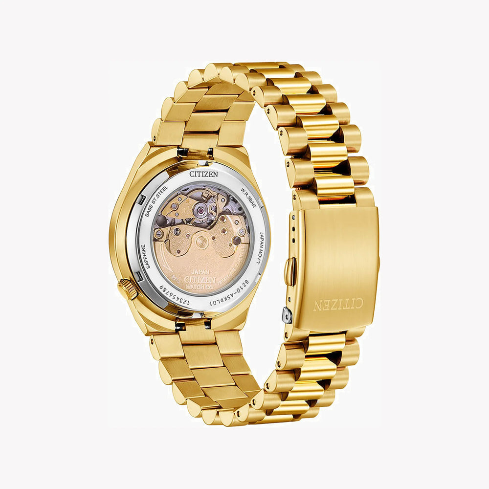 Citizen Nj0153-82x - Bold Distinction Automatic Timepiece For Men - Striking Red Dial & Gold Case by i-watch