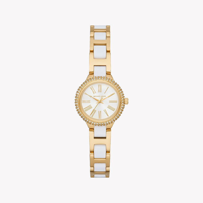Michael Kors Women's Gold Stainless Steel Watch, White Dial | Mk6581 by i-watch