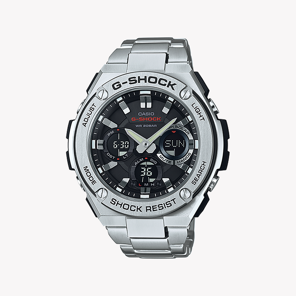 CASIO G-SHOCK GST-S110D-1ADR - SPORTY ELEGANCE MEN'S TIMEPIECE FOR ALL ADVENTURES