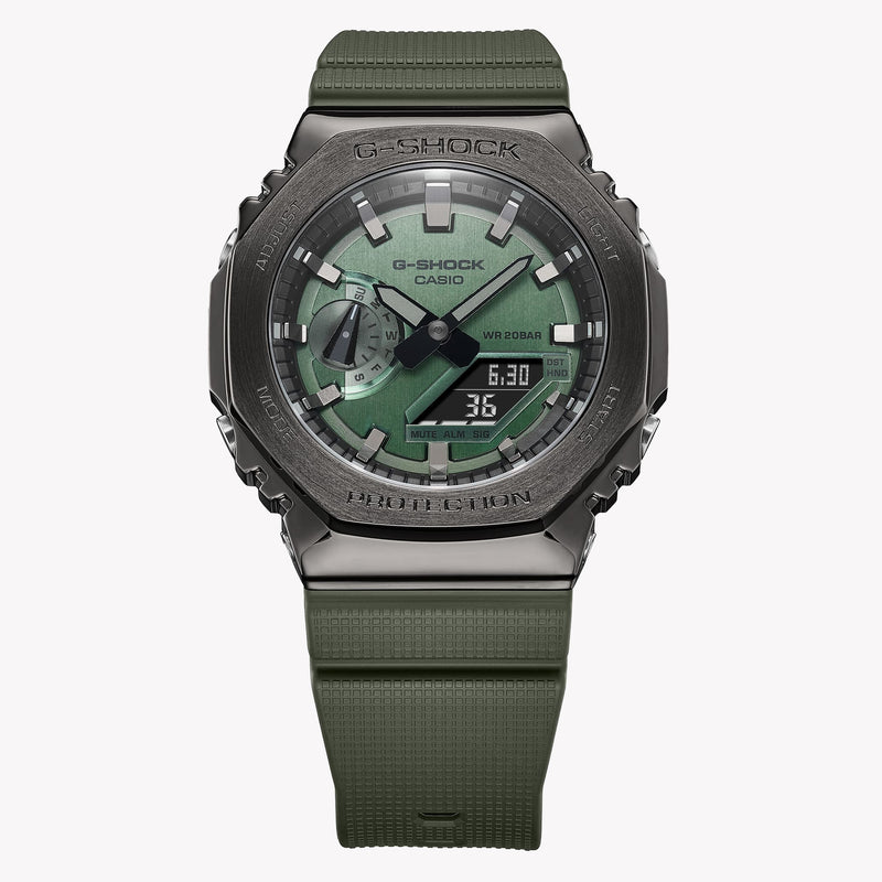 G-SHOCK GM-2100B-3AER MEN'S ADVENTURE WATCH - BOLD GREEN & SILVER DESIGN-i-Watch-4