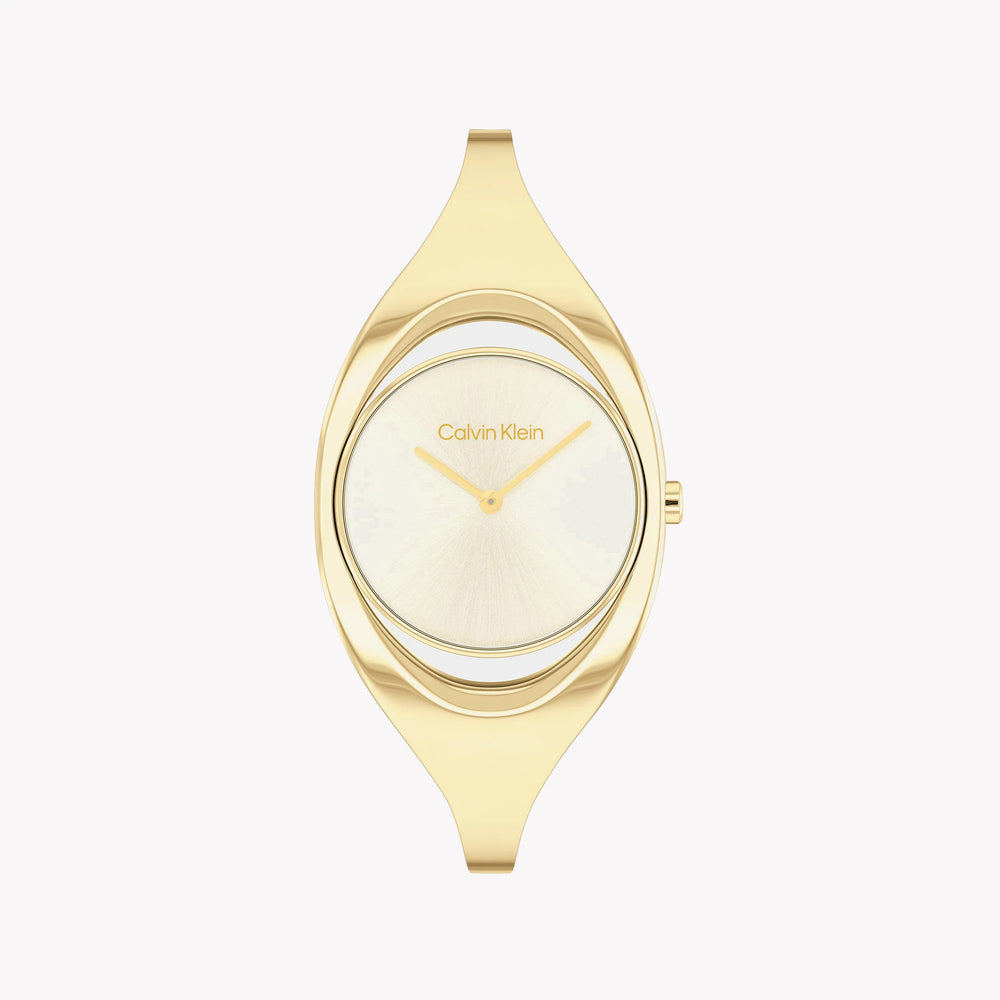 Ck Calvin Klein Women's Gold Watch, Gold Dial | 25200391 by i-watch