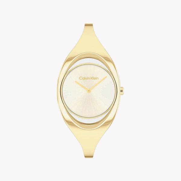 Ck Calvin Klein Women's Gold Watch, Gold Dial | 25200391 by i-watch