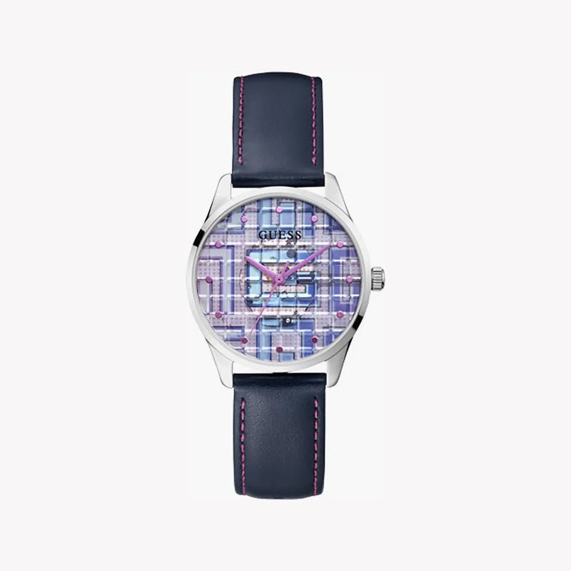 Guess Women's Silver Watch, Multicolor Dial | Gw0480l1 by i-watch