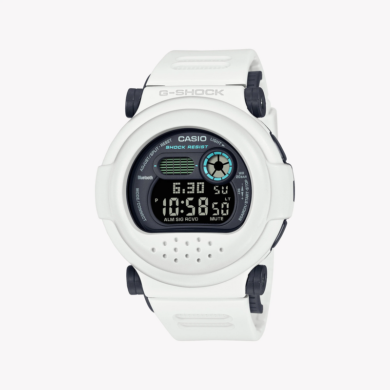 Casio G-Shock G-B001sf-7dr - Sporty Confidence Unleashed Men's Watch With Rugged White Design & Bluetooth Connectivity by i-watch