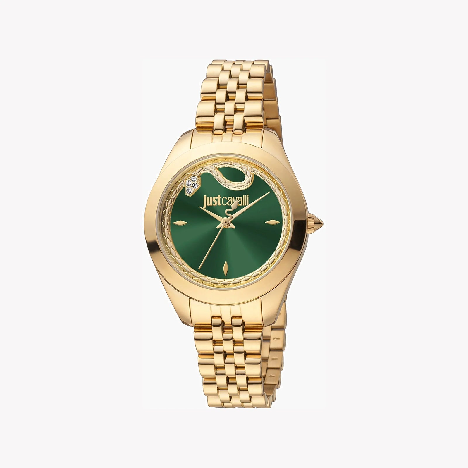 Just Cavalli Women's Gold Watch, Green Dial | Jc1l210m0275 by i-watch