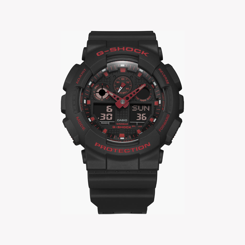 CASIO G-SHOCK GA-100BNR-1ADR - ADVENTURER'S PRIDE MEN'S WATCH WITH STRIKING BLACK AESTHETIC-i-Watch-4