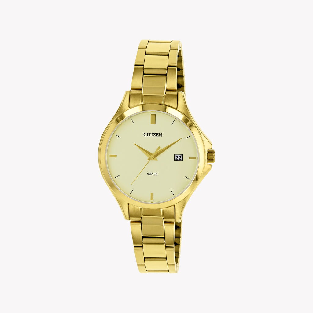 CITIZEN HZ0002-51P - RADIANT GOLD CLASSIC WOMEN'S WATCH WITH ELEGANT WHITE DIAL