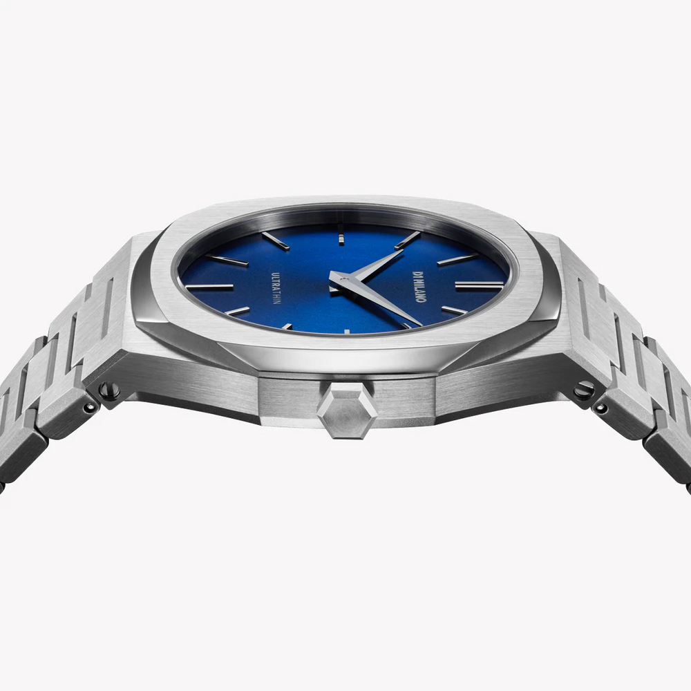 D1 MILANO Women's Silver Watch, Blue Dial | D1-UTBL21 by i-watch