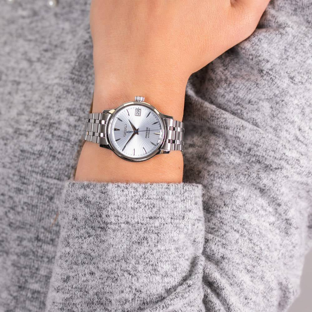 Seiko Women's Silver Stainless Steel, Blue Dial | Srp841j1 by i-watch