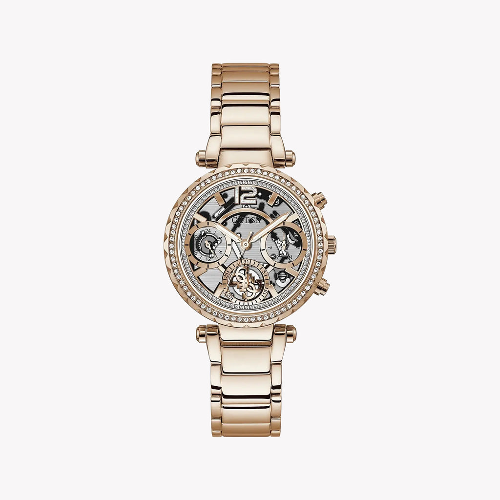 GUESS GW0403L3 RADIANT CHARM - ELEGANT ROSE GOLD TIMEPIECE FOR WOMEN