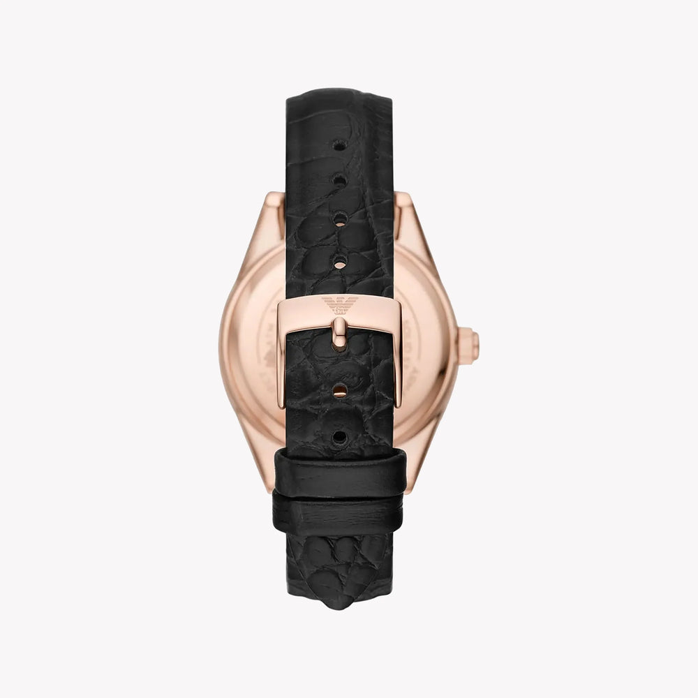 Emporio Armani Women's Rose Gold Watch, White Dial | Ar11505 by i-watch