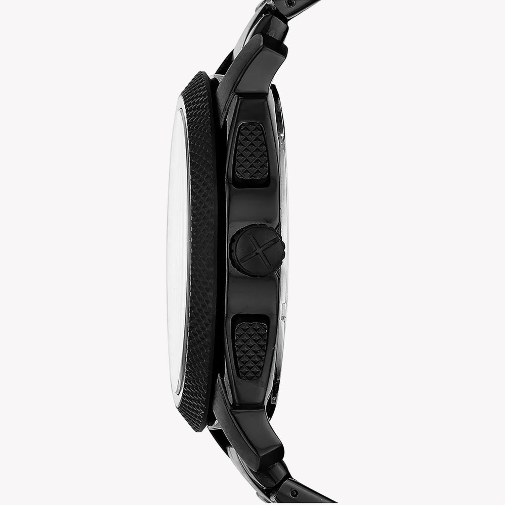 Fossil Men's Black Stainless Steel Watch, Black Dial | Fs4552 by i-watch