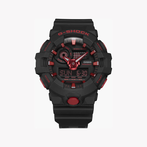 G-Shock Men's Black Resin Watch, Digital Display | Ga-700bnr-1adr by i-watch
