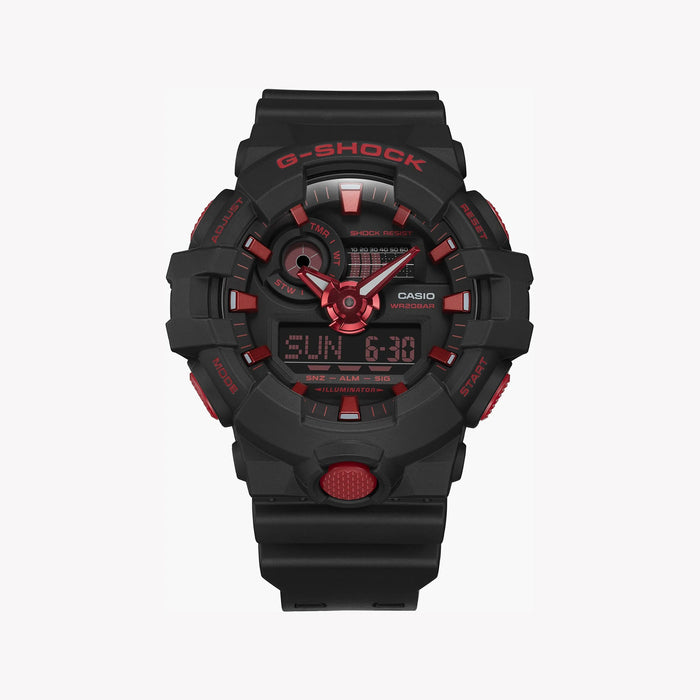 G-Shock Men's Black Resin Watch, Digital Display | Ga-700bnr-1adr