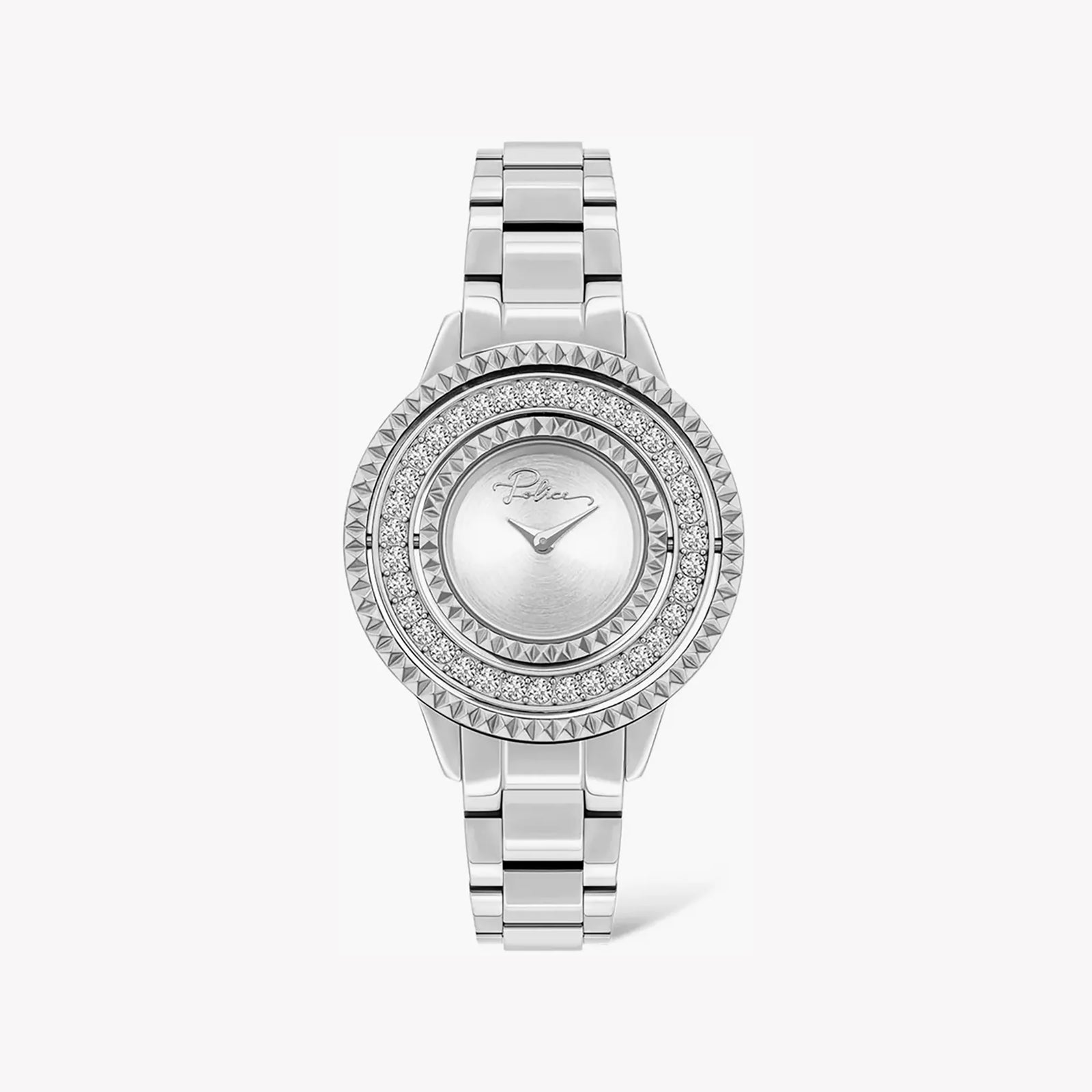 Police Women's Silver Stainless Steel Watch, Silver Dial | Pl-16037bs_04m by i-watch