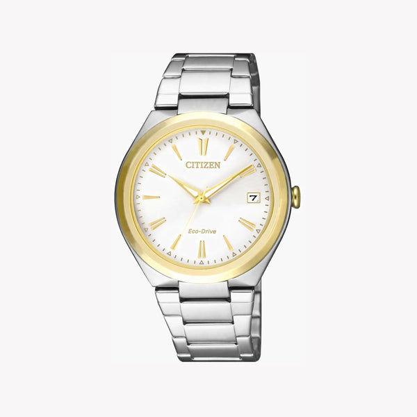 Citizen Fe6024-55b Radiant Elegance - Modern Woman's Silver Eco-Drive Watch by i-watch