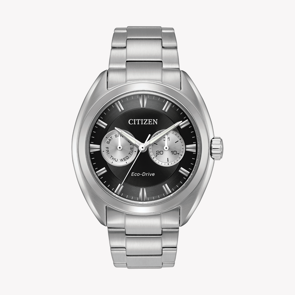 CITIZEN BU4010-56E - DYNAMIC ELEGANCE: Men's Eco-Drive Watch with Silver Stainless Steel & Black Dial-i-Watch-5