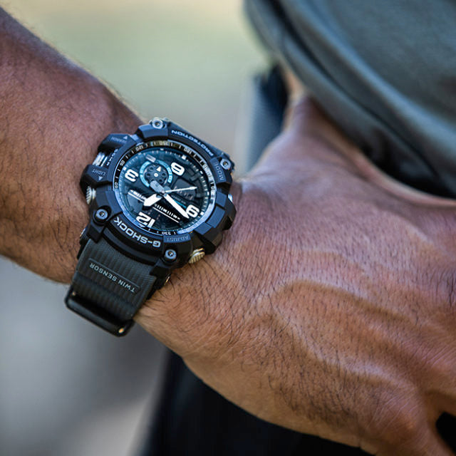 CASIO G-SHOCK GG-1000-1A8DR ADVENTURE-READY - RUGGED MEN'S WATCH with durable black case and advanced twin sensor features-i-Watch-5