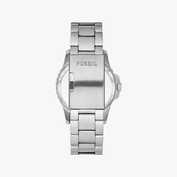 Fossil Men's Silver Stainless Steel, Black Dial | Fs6013 by i-watch