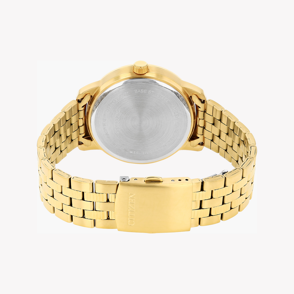 CITIZEN DZ0052-51E - BOLDLY SOPHISTICATED BLACK & GOLD MEN'S WATCH-i-Watch-2