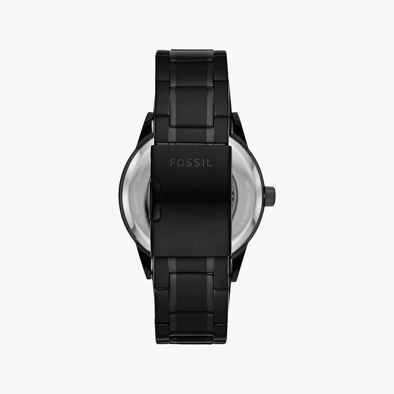 Fossil Men's Black Stainless Steel Watch, Black Dial | Bq2092 by i-watch