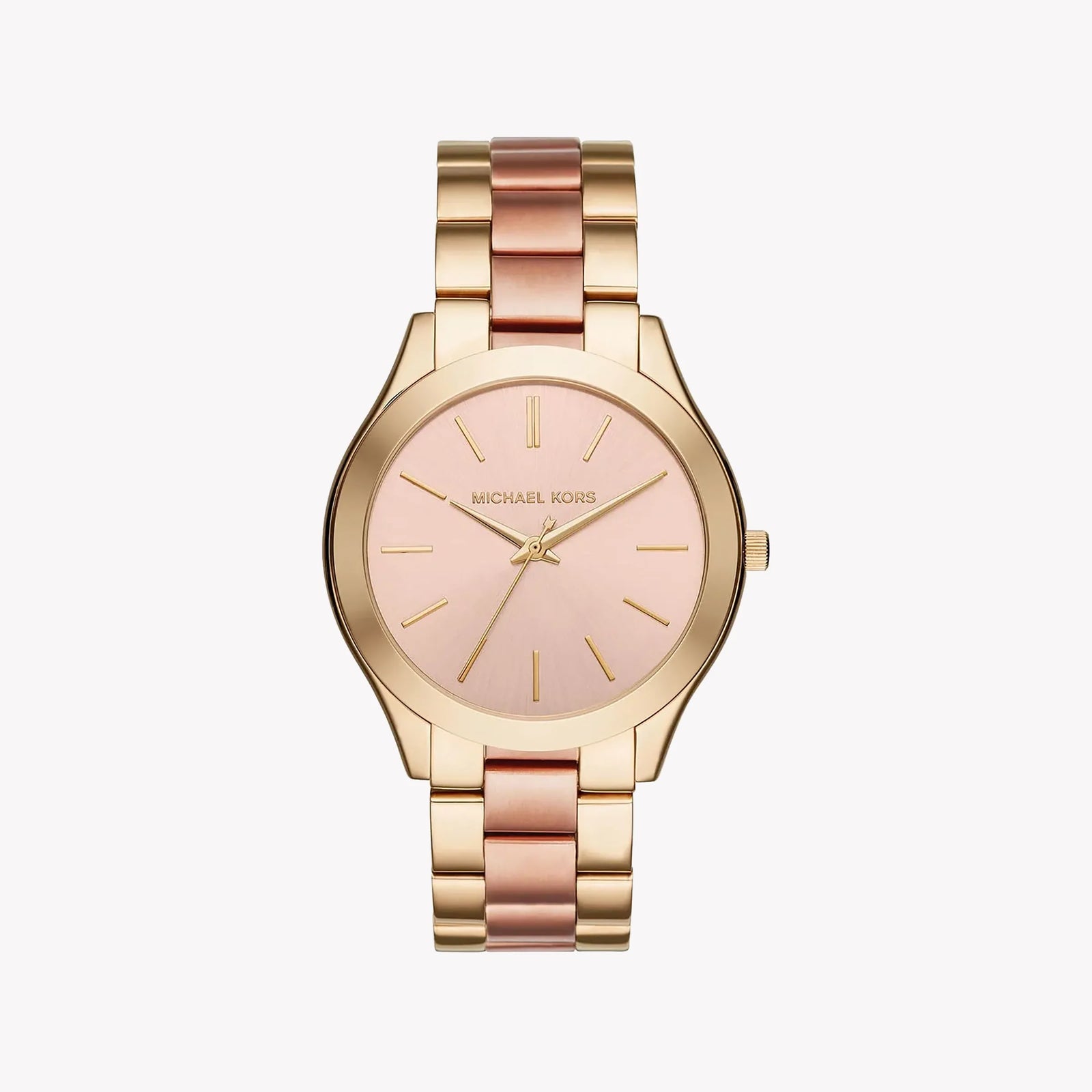 Michael Kors Women's Pink-Gold Watch, Gold Case | Mk3493 by i-watch
