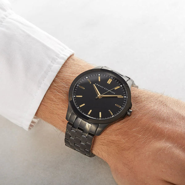 Armani Exchange Men's Black Stainless Steel Watch | Ax2144
