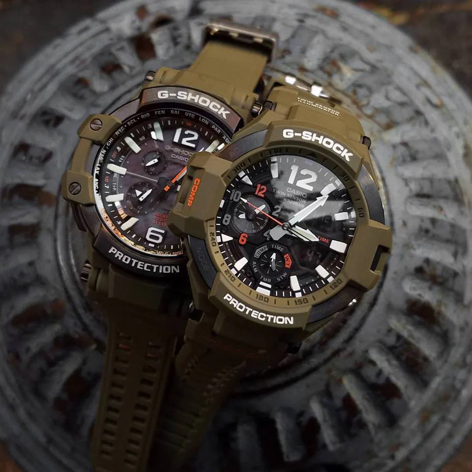 Casio G-Shock Ga-1100kh-3adr Adventure Ready - Mens Sporty Timepiece With Digital Compass by i-watch