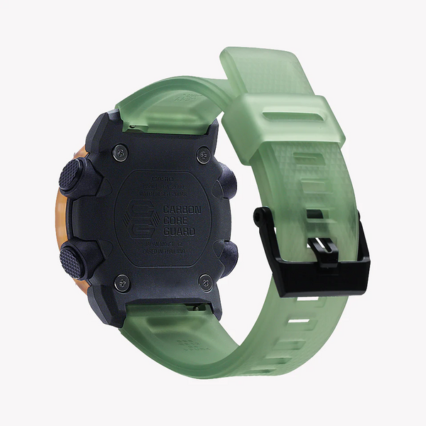 Casio G-Shock Ga-2000hc-3adr Adventure Fusion - Men's Rose Gold & Green Resin Watch by i-watch