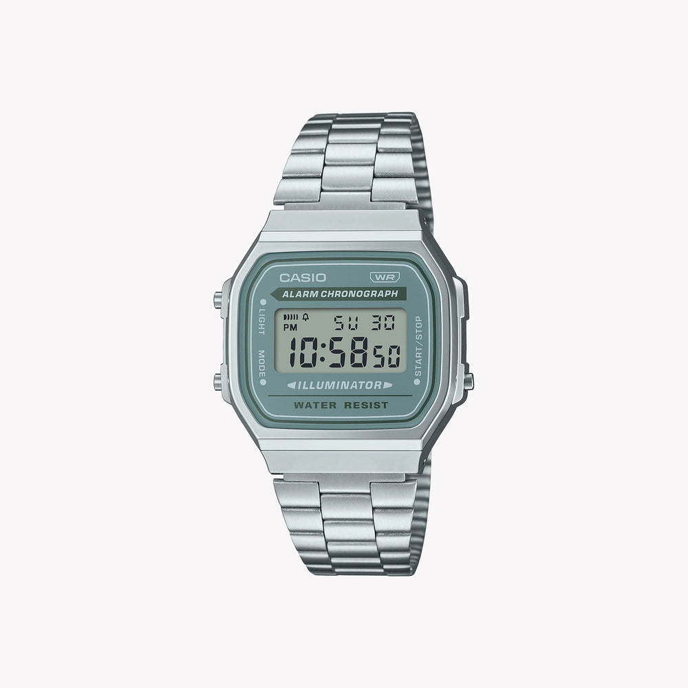 CASIO A168WA-3AY DYNAMIC DIGITAL - SPORTY & STYLISH TIMEPIECE FOR ADVENTURE & EVERYDAY WEAR