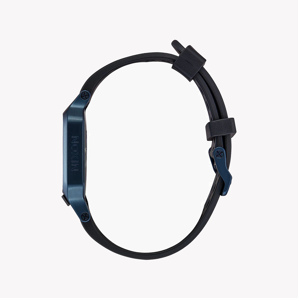 Nixon Men's Blue Rubber Watch, Black Band | A1320-300 by i-watch